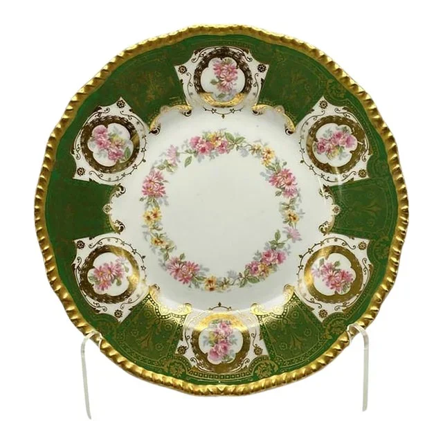 Antique Limoges D&c France Delinieres Plate, Victorian