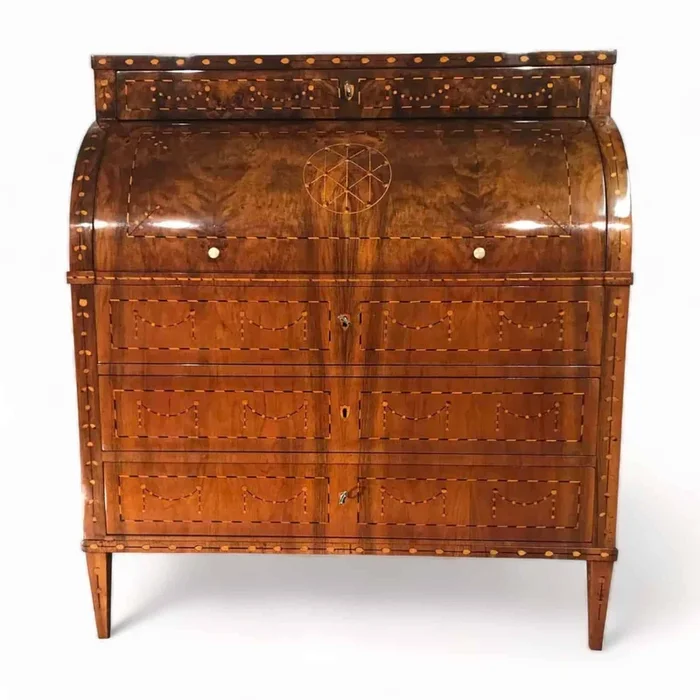 Antique Neoclassical Desk, Germany 1790-1810