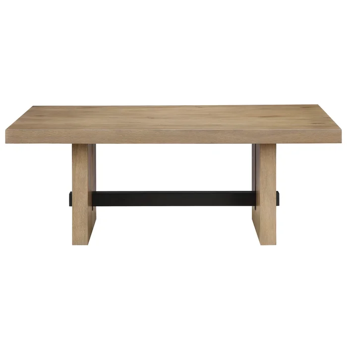 Aubrey 48″ Coffee Table, Brown AUB100NC by Steve Silver at Old Brick Furniture & Mattress Co.