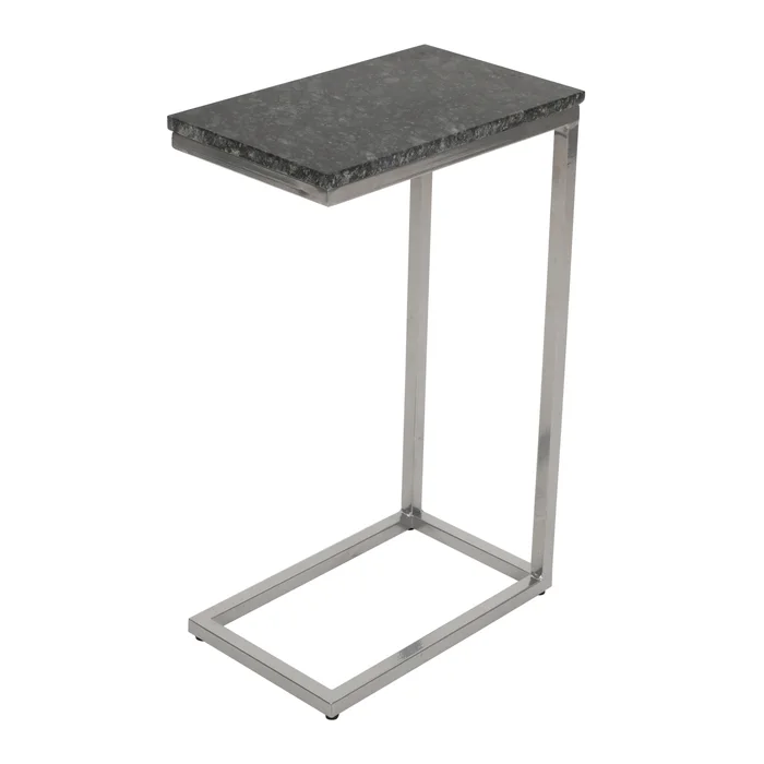 Aurora Solid Marble Modern Luxury Glam Accent C-Table(Set Of 2) 2330-NERO by Jofran at Old Brick Furniture & Mattress Co.