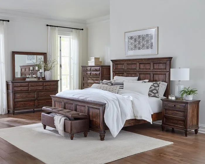 Avenue – Queen Bed – Brown
