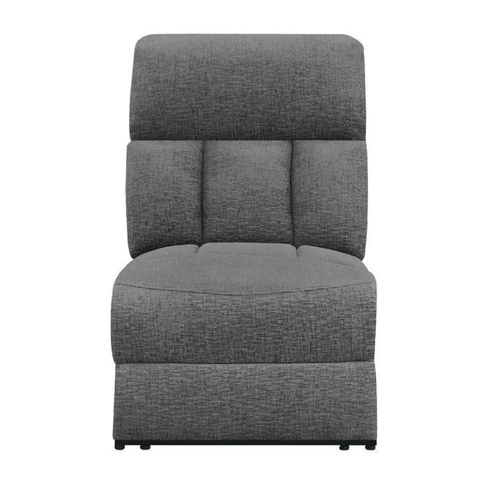 Bahrain – Armless Armless Power Recliner – Gray