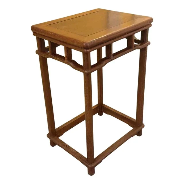 Baker Mid-Century Walnut Accent Side Table