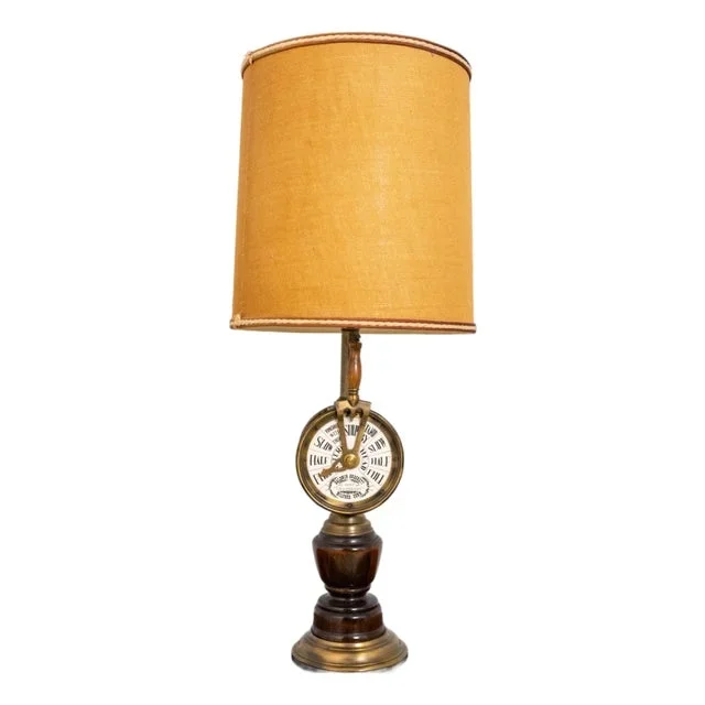 Baldwin Brockett Ship Engine Telegraph Lamp W/ Shade