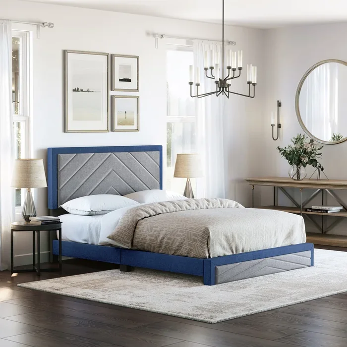 Barcelona Upholstered Platform Bed