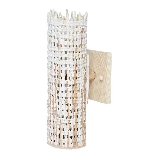 Basketweave Sconce by Clate Grunden