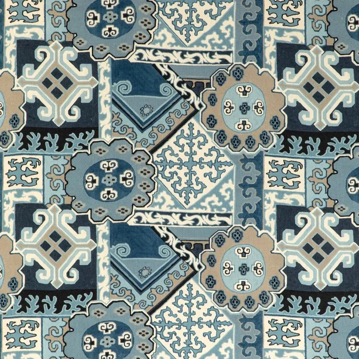 Batangas Print – Blue/Slate