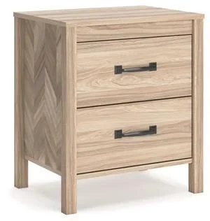 Battelle Nightstand Two Drawer Night Stand