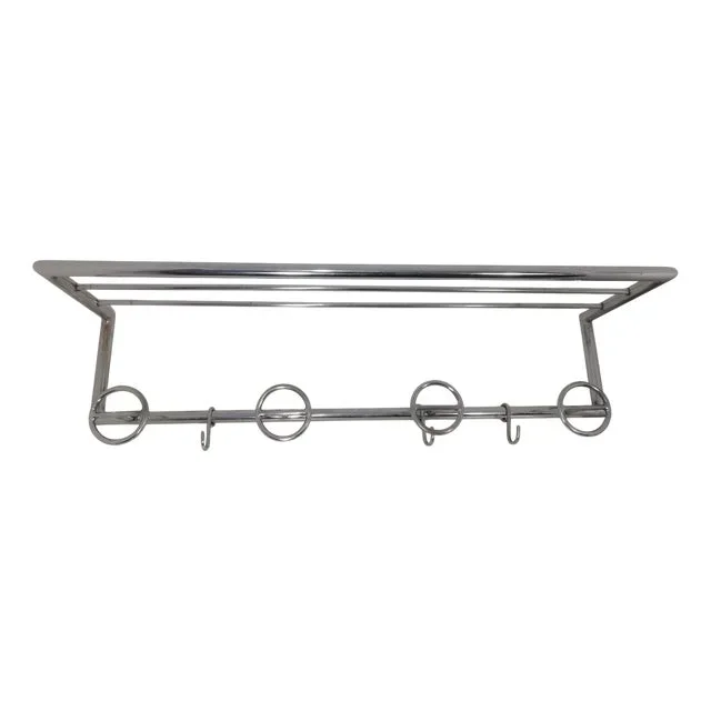 Bauhaus Style Metal Coat Hanger, 1950s
