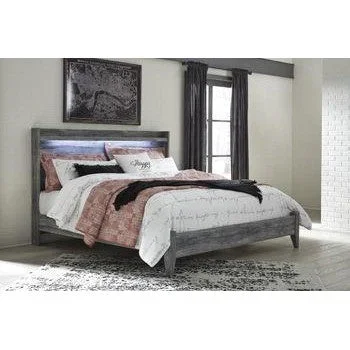 Baystorm – Gray – King Panel Footboard W/rails