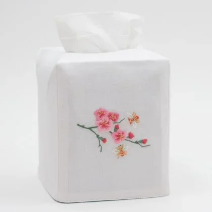 Bees & Flowers Tissue Box Covers by Henry Handwork
