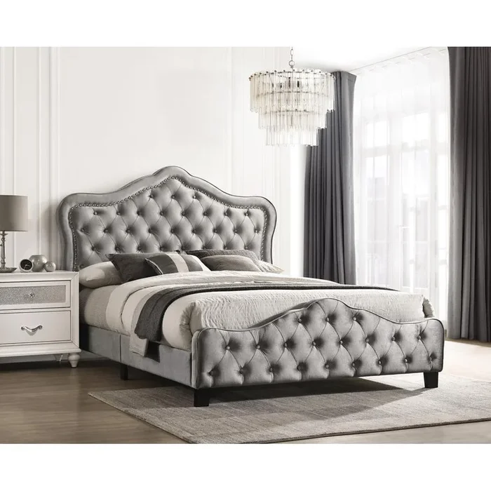Bella Collection – Queen Bed – Grey