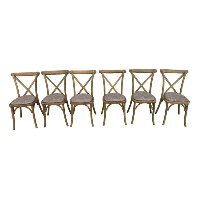 Bentwood Style Bistro Chairs, 1960s, Set of 6