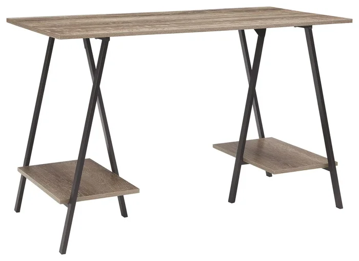Bertmond – Black / Gray – Home Office Desk