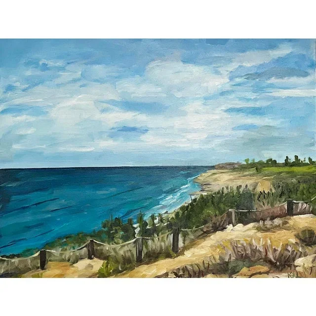 “Black’s Beach, San Diego“ Contemporary Still Life Original Painting by Kory Alexander