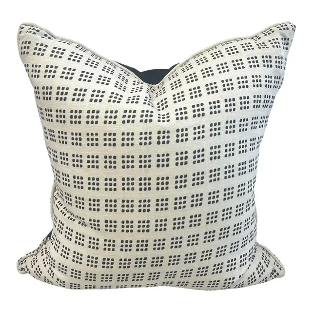 Black and Cream Paradox Pillow 20” X 20”