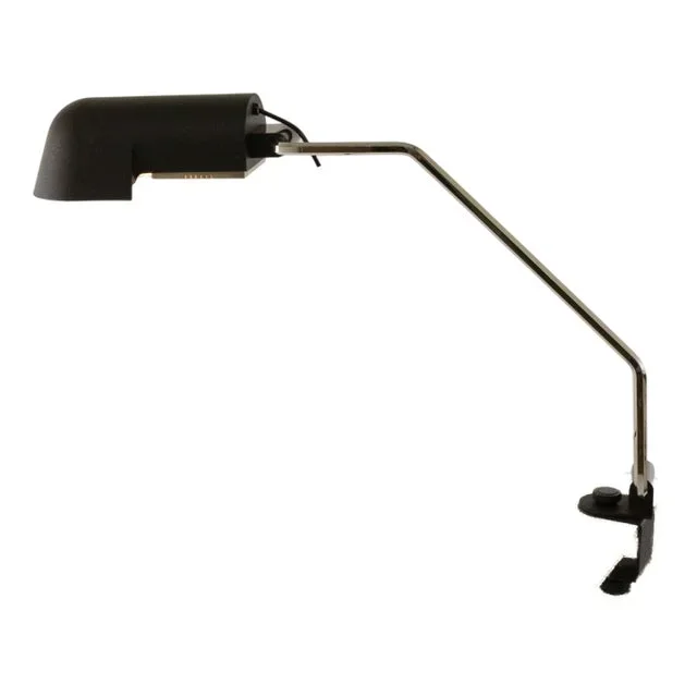 Black Pala Clamp Table Lamp by Corrado and Luigi Aroldi for Luci, 1970s