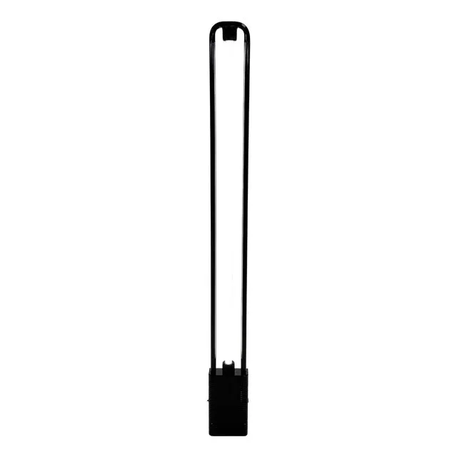 Black Uno Neon Lamp by Gian N. Gigante for Zerbetto, 1980s