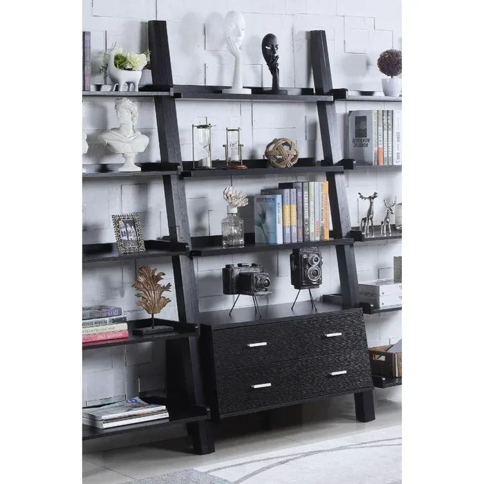 Bower – 3-piece Storage Ladder Bookcase – Brown