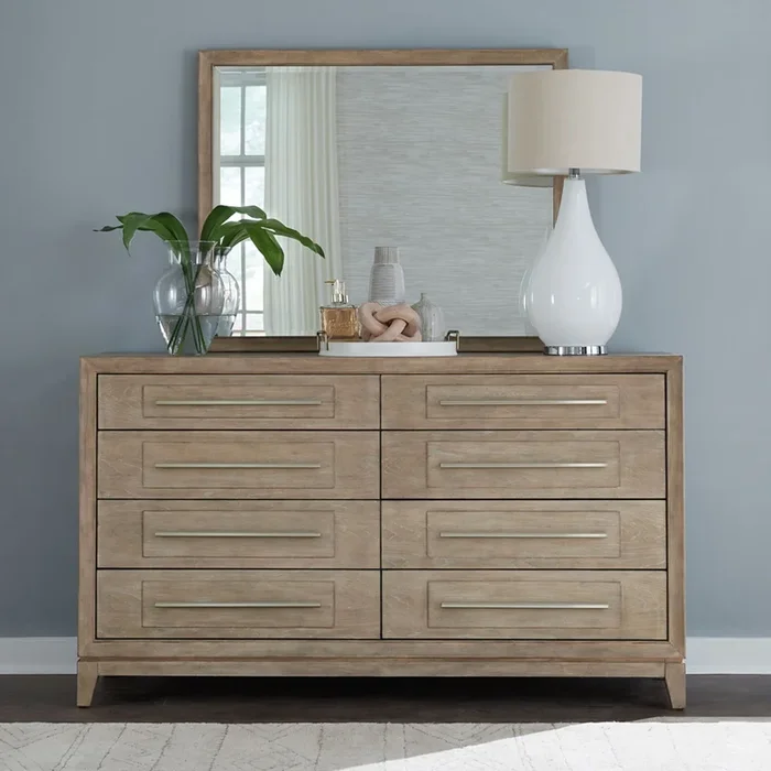 Brentwood – Dresser & Mirror – Sandstone