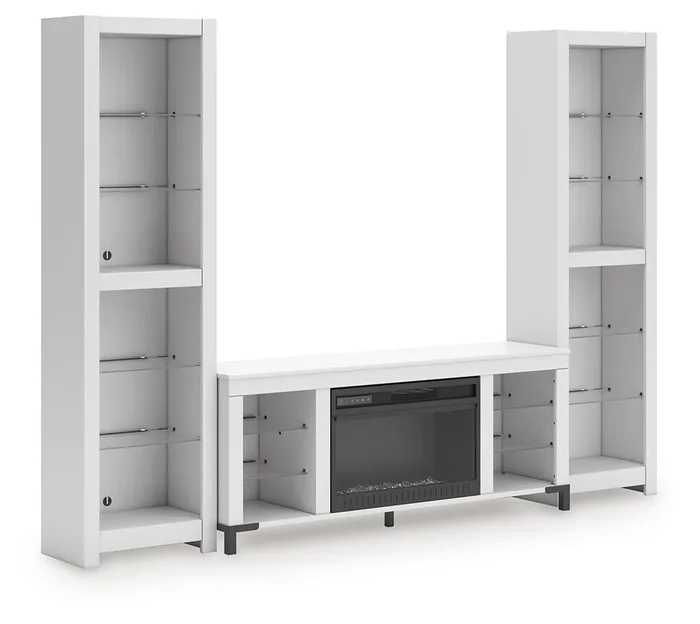 Brollevi – 3-Piece Entertainment Center – White