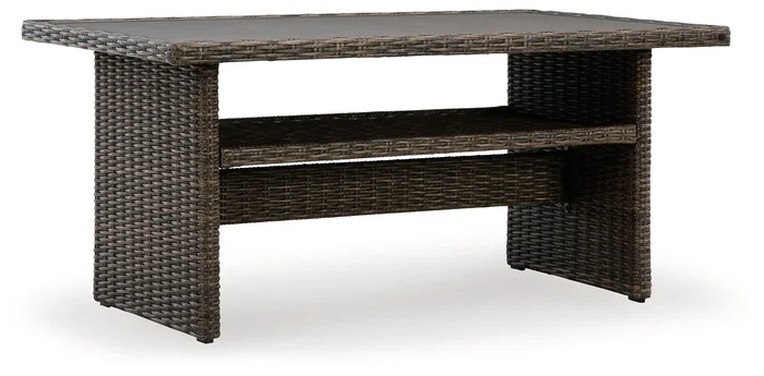 Brook Ranch Outdoor Multi-use Table P465-625 by Signature Design by Ashley at Old Brick Furniture & Mattress Co.
