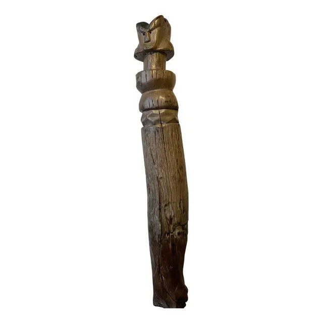 Brown Wooden Makondi Post