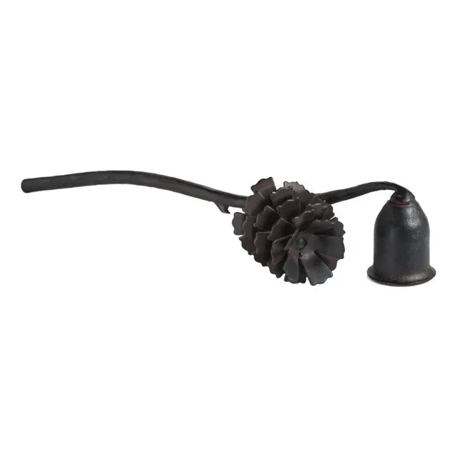 Brunel Pinecone Design Wrought Iron Candle Snuffer