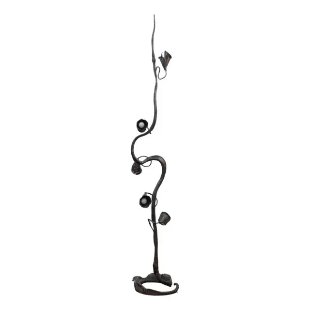 Brutalist Floor Lamp by Salvino Marsura, 1970s