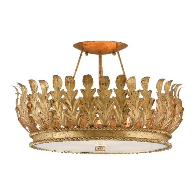Bunny Williams for Currey & Company Collection Biddulph Semi-Flush