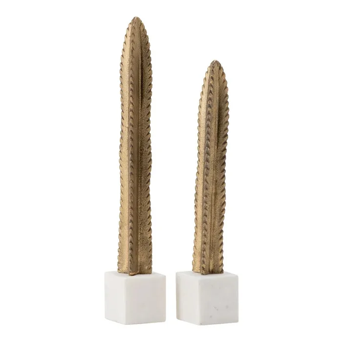 Cacti Succulent Sculptures on Marble Base CVDZEN058 by Crestview Collection at Old Brick Furniture & Mattress Co.