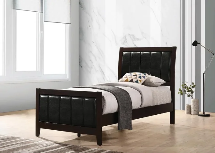 Carlton – Twin Bed – Black And Brown