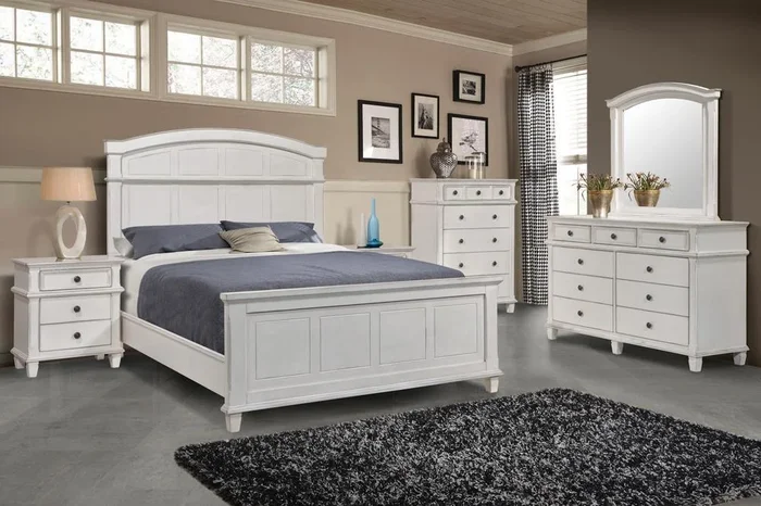 Carolina – Queen Bed – White