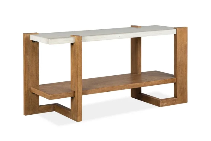 Carrington Sofa Table in Honey Wheat