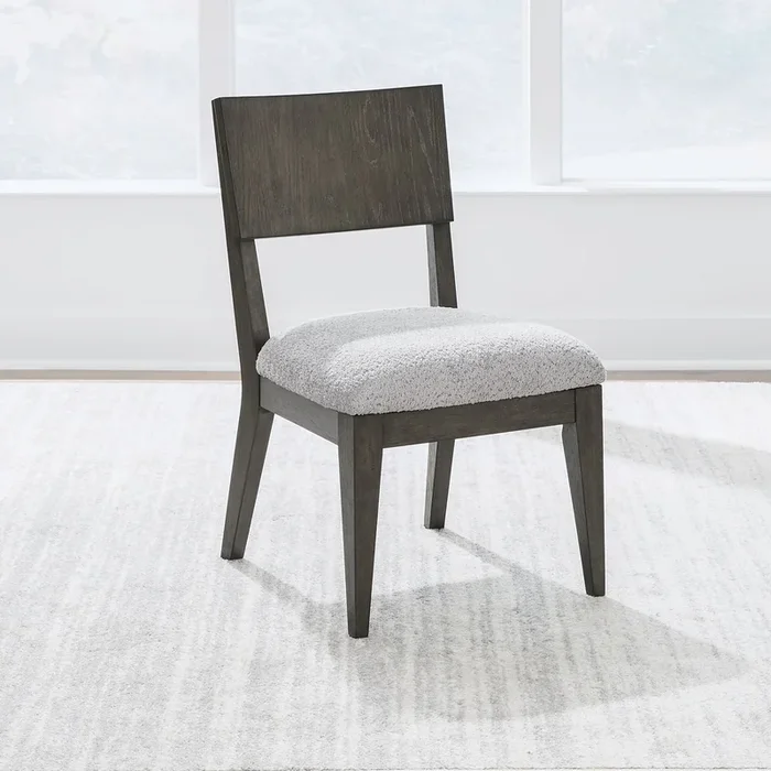 Cascade Falls – Panel Back Side Chair (RTA) – Brown