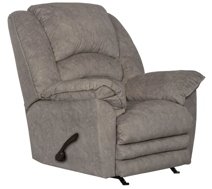 Casual Power Lay Flat Rocker Recliner with USB Charging Port and Extended Footrest