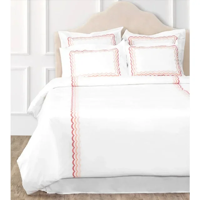 Celerie Kemble + Hamburg House Scallop Cal. King Duvet Cover