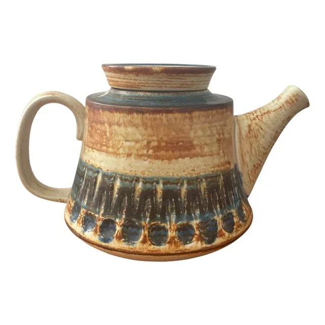 Ceramic Teapot by Arne Finne for Soholm, Denmark, 1960s
