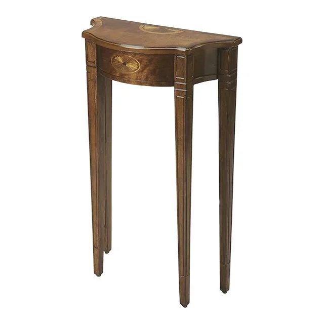 Chester Console Table, Medium Brown