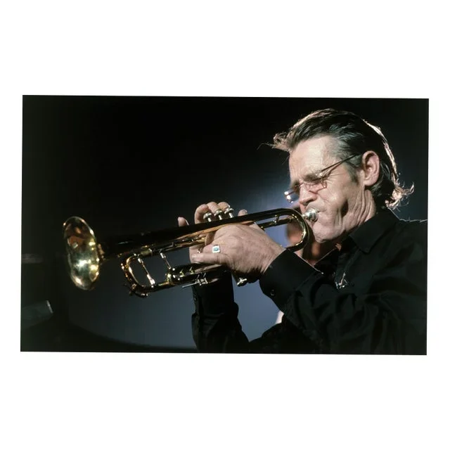Chet Baker, American Jazz Trumpeter Player, 1989