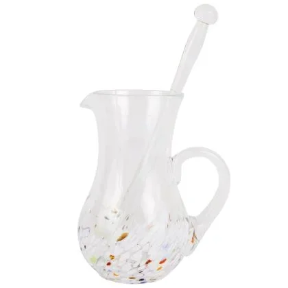 Chiara Pitcher & Stirrer Set by Vietri