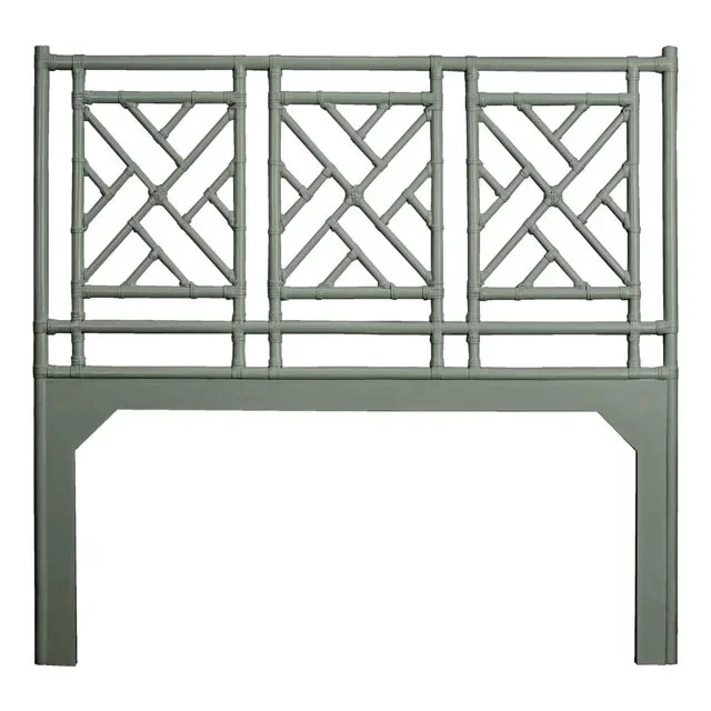 Chippendale Headboard Queen, Evergreen