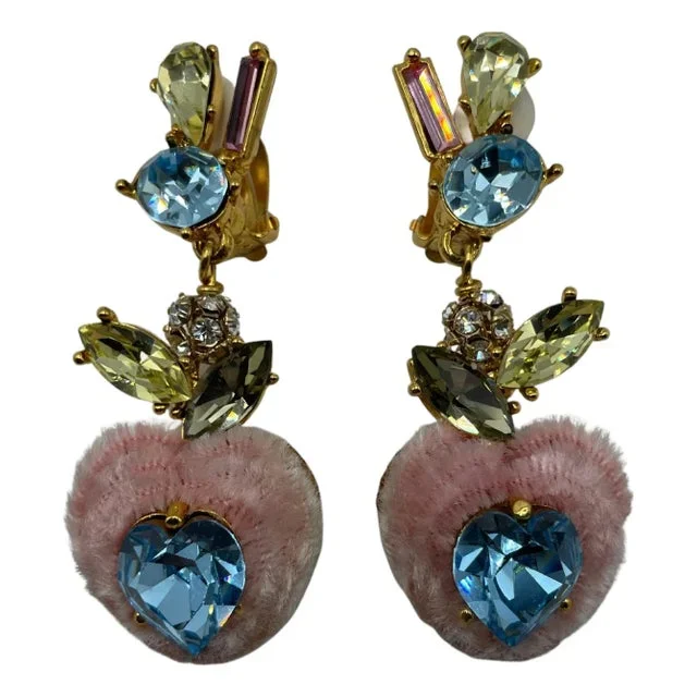 Christian Lacroix Vintage Drop Clip-on Earrings