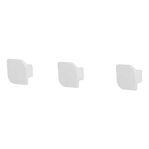 Cielo Wall Hooks in White by Woodendot, Set of 3