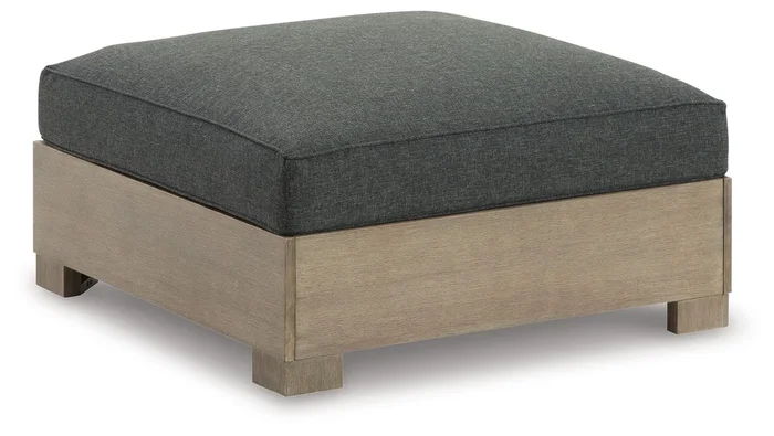 Citrine Park – Ottoman With Cushion – Brown