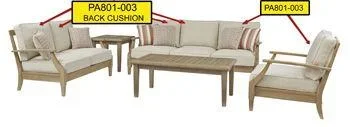 Clare – Beige – Back Cushion