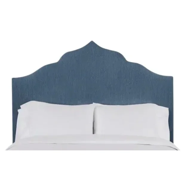 Clementine California King Headboard, Navy Linen