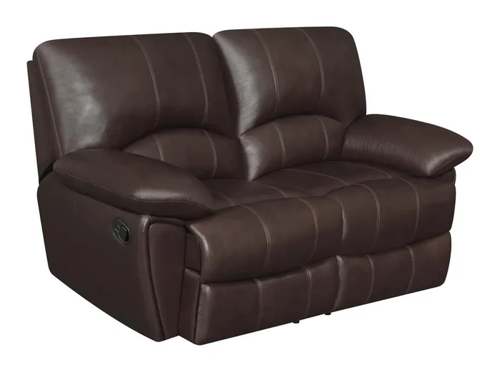 Clifford – Pillow Top Arm Motion Loveseat – Brown