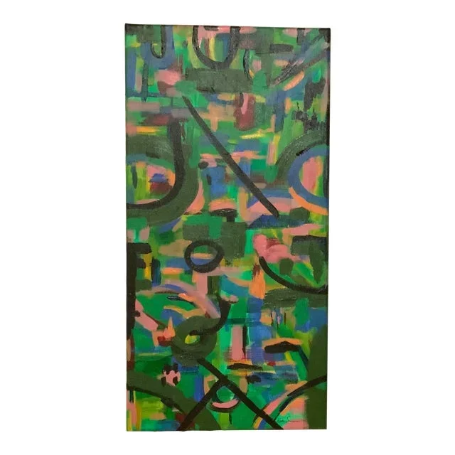Contemporary Modernist Abstract Acrylic Painting