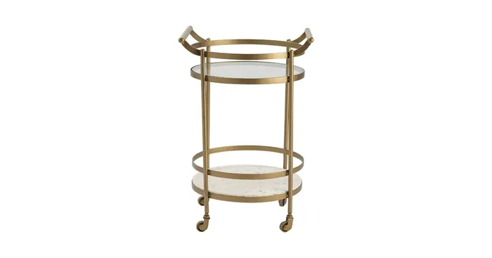 CRESTVIEW COLLECTIONS Vine Grove Bar Cart CVFNR5032 | Valley Furniture & Appliance